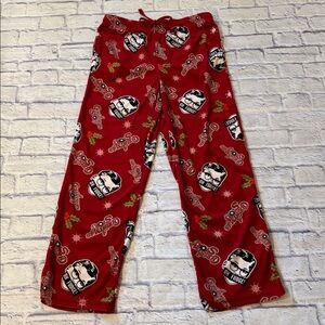 A Christmas Story Red Fleece Lounge Pants Soft Sleep Bottoms Size Large NWT